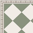 99DECO - Tapis antidérapant - Rétro - vinyle - int./ext. - Vert - 50x120cm - vignette