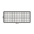 99DECO - Tapis antidérapant - Brest - vinyle - int./ext. - Noir - 50x120cm - vignette