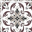 99DECO - Tapis antidérapant - Agathe - vinyle - int./ext. - Multicolore - 120x200cm - vignette
