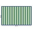 99DECO - Tapis antidérapant - Aveiro - vinyle - int./ext. - Vert - 120x200cm - vignette