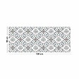 99DECO - Tapis antidérapant - Agathe - vinyle - int./ext. - Multicolore - 50x120cm - vignette