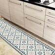 99DECO - Tapis antidérapant - CC Léonie - vinyle - int./ext. - Bleu - 120x200cm - vignette
