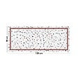 99DECO - Tapis antidérapant - Terrazzo - vinyle - int./ext. - Multicolore - 50x120cm - vignette