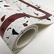 99DECO - Tapis antidérapant - Terrazzo - vinyle - int./ext. - Multicolore - 50x120cm - vignette