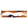 99DECO - Tapis antidérapant - Dune - vinyle - int./ext. - Beige - 50x200cm - vignette