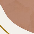 99DECO - Tapis antidérapant - Organique - vinyle - int./ext. - Orange - 120x200cm - vignette