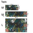 99DECO - Tapis antidérapant - Jungle - vinyle - int./ext. - Multicolore - 50x200cm - vignette