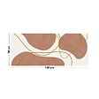 99DECO - Tapis antidérapant - Organique - vinyle - int./ext. - Orange - 50x200cm - vignette
