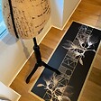 99DECO - Tapis antidérapant - Boho Chic - vinyle - int./ext. - Noir - 120x200cm - vignette