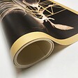 99DECO - Tapis antidérapant - Boho Chic - vinyle - int./ext. - Noir - 120x200cm - vignette