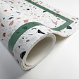99DECO - Tapis antidérapant - Terrazzo - vinyle - int./ext. - Multicolore - 120x200cm - vignette