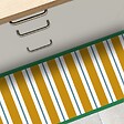 99DECO - Tapis antidérapant - Corfou - vinyle - int./ext. - Orange - 120x200cm - vignette