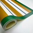 99DECO - Tapis antidérapant - Corfou - vinyle - int./ext. - Orange - 120x200cm - vignette