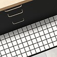 99DECO - Tapis antidérapant - Brest - vinyle - int./ext. - Noir - 120x200cm - vignette