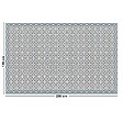 99DECO - Tapis antidérapant - Yazir - vinyle - int./ext. - Multicolore - 120x200cm - vignette