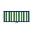 99DECO - Tapis antidérapant - Aveiro - vinyle - int./ext. - Vert - 50x120cm - vignette