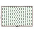 99DECO - Tapis antidérapant - Rivela - vinyle - int./ext. - Vert - 120x200cm - vignette