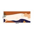 99DECO - Tapis antidérapant - Dune - vinyle - int./ext. - Beige - 50x120cm - vignette