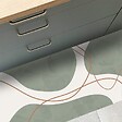 99DECO - Tapis antidérapant - Organique - vinyle - int./ext. - Vert - 50x120cm - vignette