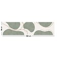 99DECO - Tapis antidérapant - Organique - vinyle - int./ext. - Vert - 50x120cm - vignette