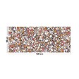 99DECO - Tapis antidérapant - Fragments - vinyle - int./ext. - Multicolore - 50x120cm - vignette