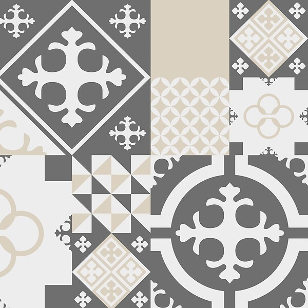 99DECO - Tapis antidérapant - CS Sable - vinyle - int./ext. - Beige - 50x200cm - large
