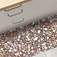 99DECO - Tapis antidérapant - Fragments - vinyle - int./ext. - Multicolore - 50x200cm - vignette