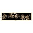 99DECO - Tapis antidérapant - Boho Chic - vinyle - int./ext. - Noir - 50x200cm - vignette