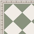 99DECO - Tapis antidérapant - Rétro - vinyle - int./ext. - Vert - 50x200cm - vignette