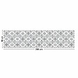 99DECO - Tapis antidérapant - Agathe - vinyle - int./ext. - Multicolore - 50x200cm - vignette