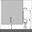 ELLEN - Bas de porte PDS 3B-ZK blanc Comfort - ELLEN - 110601050 - vignette