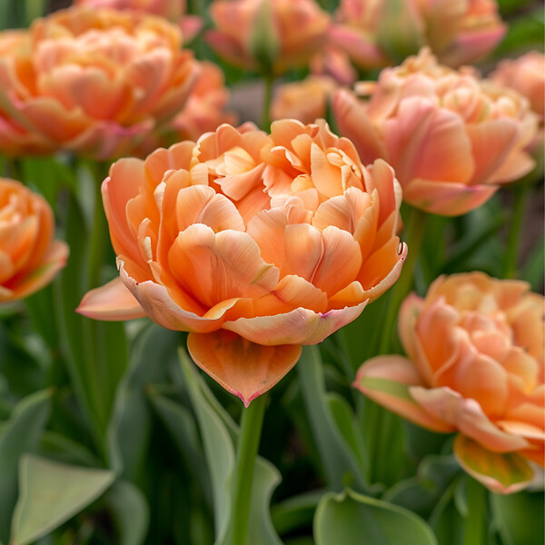 PLANT IN A BOX - Tulipe - Set de 15 - Tulipa 'Copper Image' - Bulbes à fleurs - large