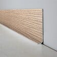 99DECO - Plinthes PVC adhésives décoratives pour sol - Lot de 10 - 100x8 cm (10m) Beige - Effet Bois Chêne Brut - vignette