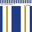 99DECO - Plinthes PVC adhésives décoratives pour sol - Lot de 10 - 100x8 cm (10m) Bleu - Bari - vignette