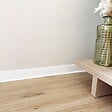 99DECO - Plinthes PVC adhésives décoratives pour sol - Lot de 10 - 100x8 cm (10m) Blanc - Total White - vignette