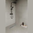 SANIVERRE - HOXY Caniveau douche à l’italienne motif en pointillé L.60 cm avec siphon anti-odeurs + filtre - vignette