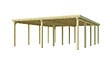 WEKA - Carport double 618T3  - Surface hors tout 48.36m2 - couverture ACI - vignette