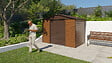 YARDMASTER - Abri de jardin en métal - L.303xH.224xP.197cm - vignette