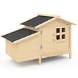 ID MARKET - Poulailler sur pilotis avec pondoir en bois - vignette