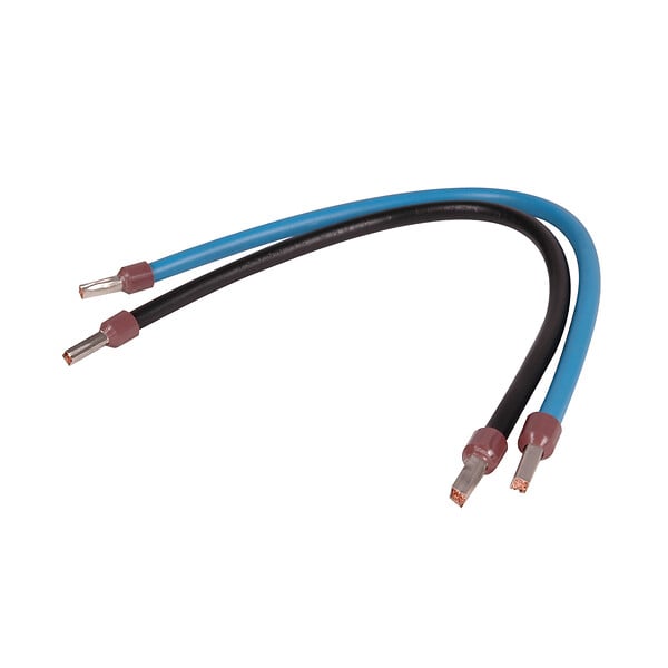DEBFLEX - CABLE DE CONNEXION AVEC EMBOUT SERTI H07VK 10MM² 0,26M BLEU ET NOIR - large