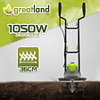 GREATLAND - Motobineuse électrique 1050W 36cm - 4 Fraises - vignette