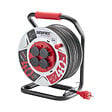 DEBFLEX - DEBFLEX -  ENROULEUR METAL HO7RN-F 3G2,5 CENTRE FIXE 4 PRISES ETANCHES IP44 40M - 605202 - vignette
