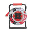 DEBFLEX - DEBFLEX -  ENROULEUR METAL HO7RN-F 3G2,5 CENTRE FIXE 4 PRISES ETANCHES IP44 40M - 605202 - vignette