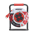 DEBFLEX - DEBFLEX - ENROULEUR METAL HO7RN-F 3G1,5 4 PRISES ETANCHES IP44 50M - 605203 - vignette