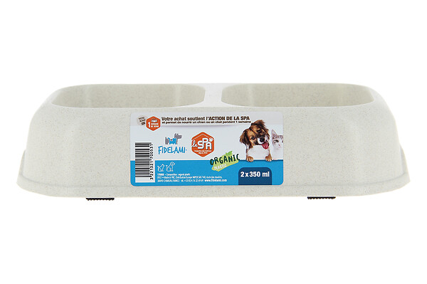 FIDELAMI - gamelle double pour chat - large