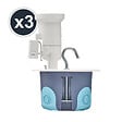 DEBFLEX - DEBFLEX - BOITE LUM DCL STOPAIR MMTX D67/50+DOUILLE E27+FICHE DCL+CROCHET LOTX3 - vignette