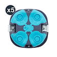 DEBFLEX - DEBFLEX - BOITE D'ENCASTREMENT STOPAIR MULTIMATERIAUX 1 POSTE D67 P50 GRIS BLEU Lot x 50 - vignette