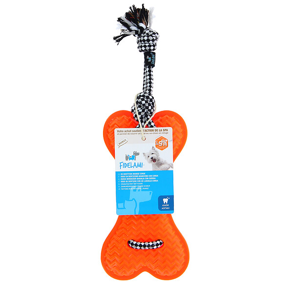 FIDELAMI - os dentition orange corde - large