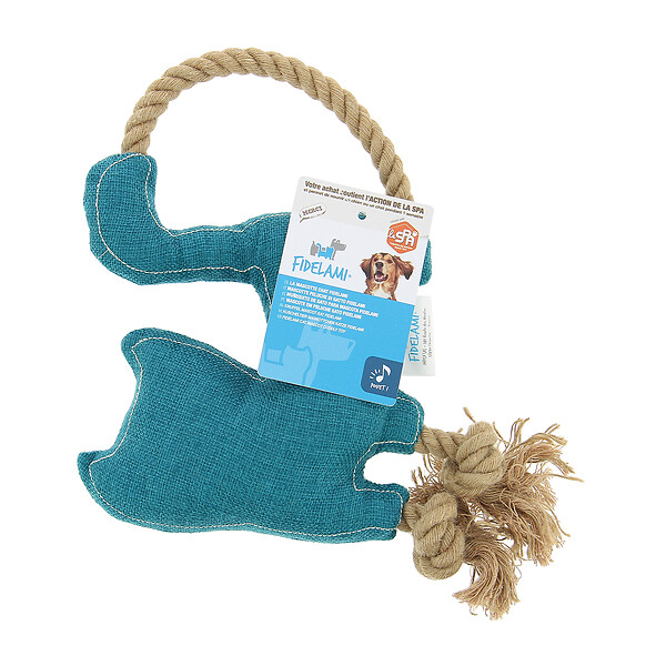FIDELAMI - doudou mascotte chat fidelami - large