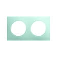 DEBFLEX - DEBFLEX - CASUAL EVO PLAQUE DE FINITION 2 POSTES VERT D'EAU - vignette